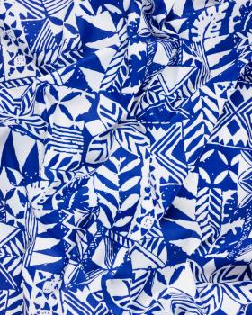 Polynesian fabric MAOHIS Blue - Tissushop